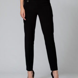 PANTALON DROIT NOIR JOSEPH RIBKOFF ANN'C TARBES