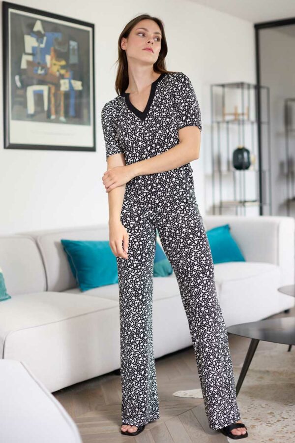 tee-shirt manches courtes femme étoile nathalie chaize prêt à porter à Tarbes Ann'C