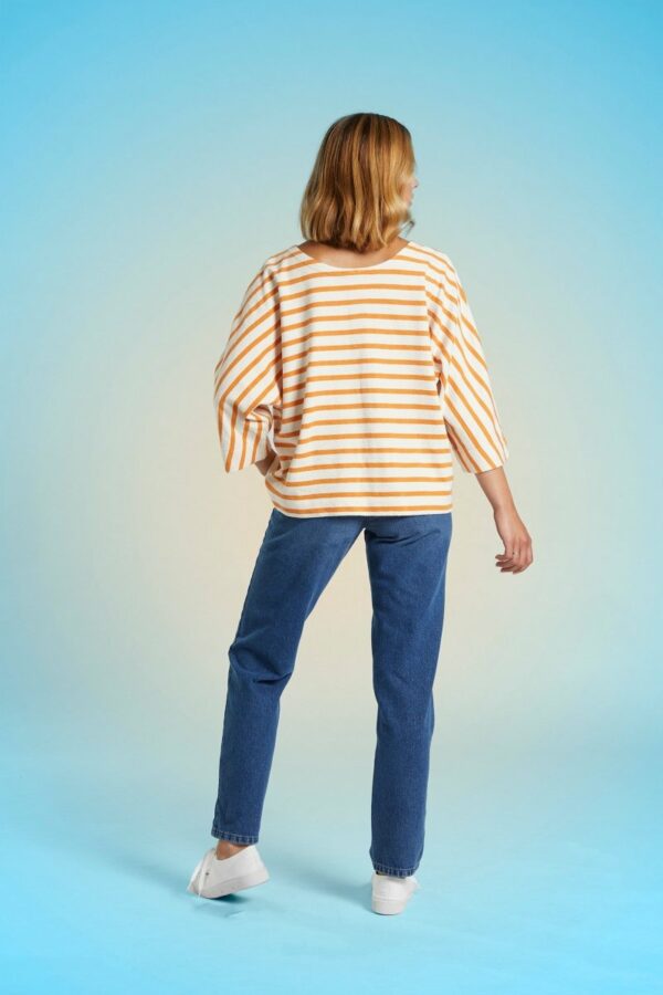 MARINIERE CARDIGAN ORANGE-MAT DE MISAINE – Image 4