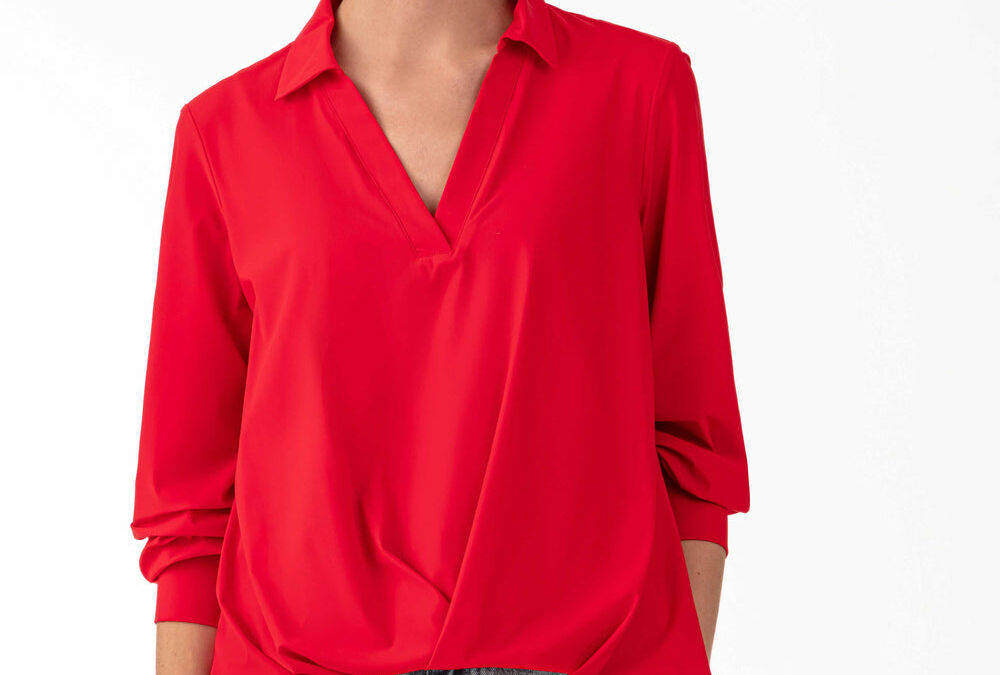 BLOUSE DUNE ROUGE-INDIES
