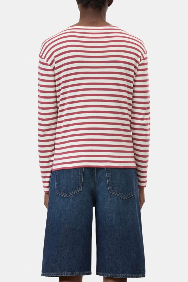 tee-shirt manches longues en coton rayé closed