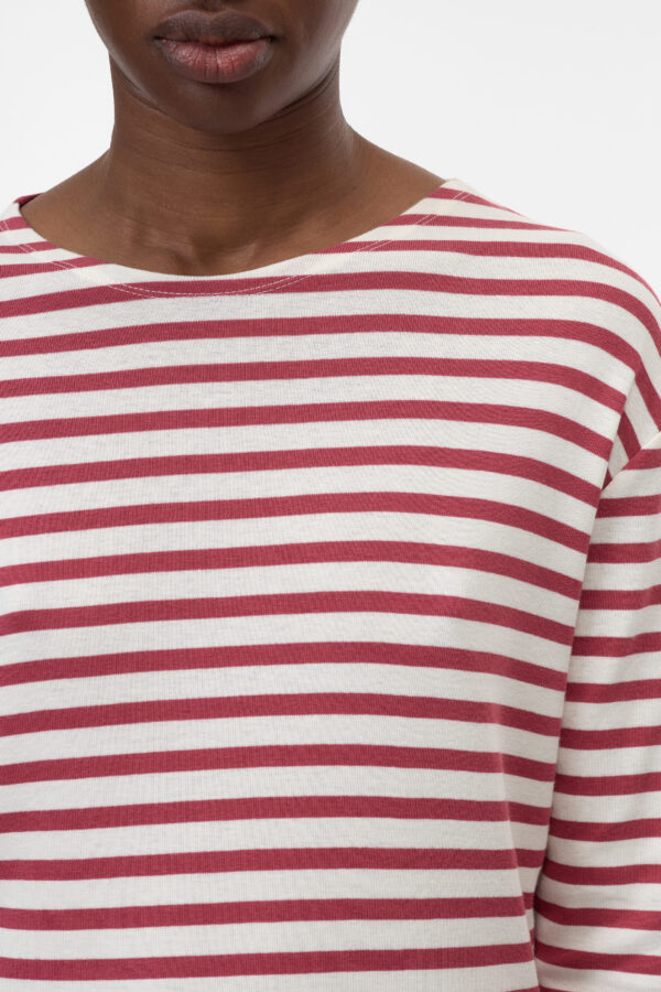 tee-shirt manches longues en coton rayé closed