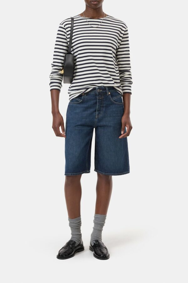 tee-shirt manches longues en coton rayé closed