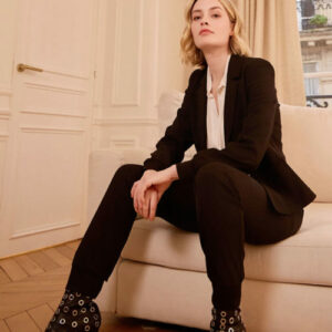 VESTE TECH COURTE NOIRE NATHALIE CHAIZE à découvrir à la boutique Ann'C à Tarbes
