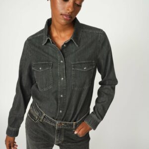 CHEMISE JEAN GRISE MOS MOSH ANNC TARBES