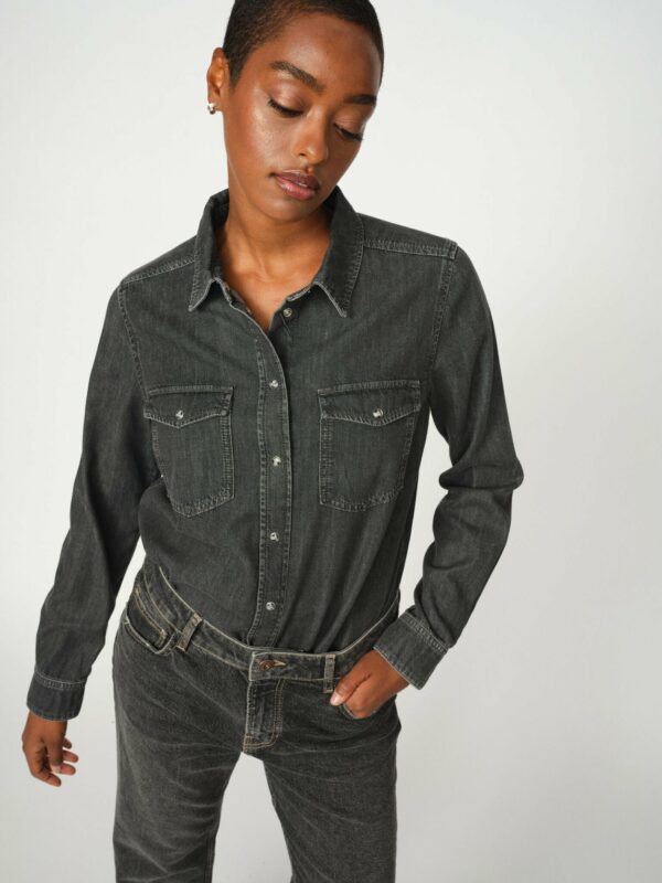 CHEMISE JEAN GRISE MOS MOSH ANNC TARBES