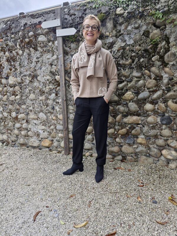 PULL COL ROND CHARMING SMILE CACHEMIRE ANNC TARBES
