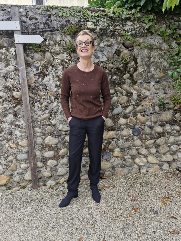 PULL COL ROND CHARMING SMILE CACHEMIRE ANNC TARBES