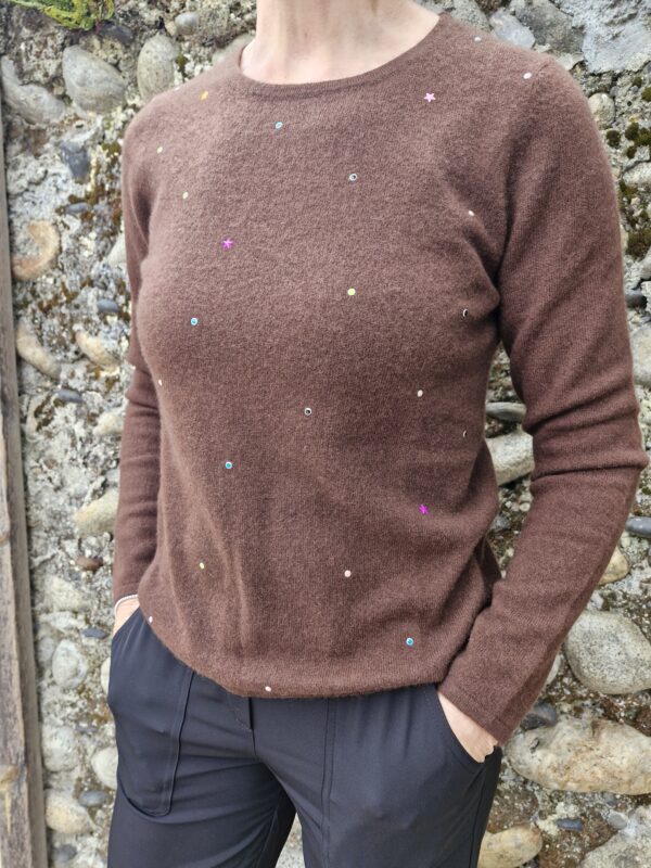 PULL COL ROND CHARMING SMILE CACHEMIRE ANNC TARBES