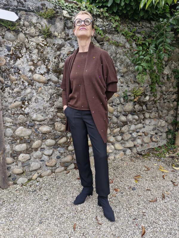 GILET OUVERT CACHEMIRE-CHARMING SMILE ANNC TARBES
