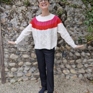 PULL COL ROND CHARMING SMILE CACHEMIRE ANNC TARBES