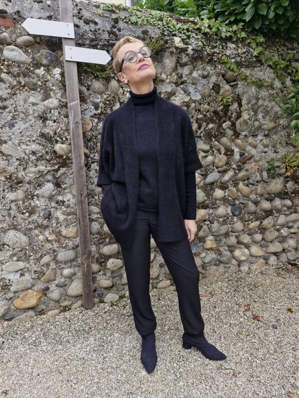 Veste courte racoon capuche charming smile cachemire annc tarbes