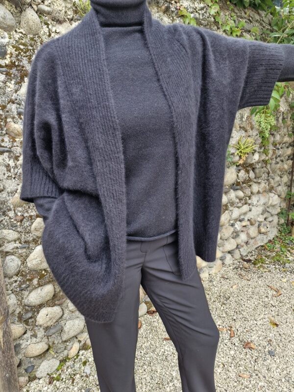 Veste courte racoon capuche charming smile cachemire annc tarbes