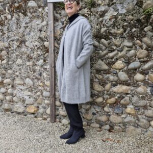 Veste longue racoon capuche charming smile cachemire annc tarbes