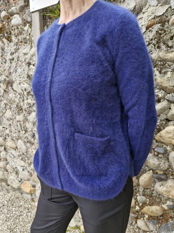 Veste courte racoon capuche charming smile cachemire annc tarbes