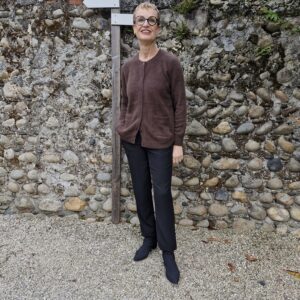 Veste courte racoon capuche charming smile cachemire annc tarbes