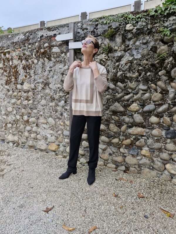 PULL COL ROND CHARMING SMILE CACHEMIRE ANNC TARBES