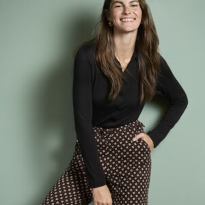 Chemise en bambou extensible et douce Noir