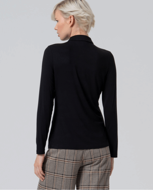 Chemise en bambou extensible et douce Noir