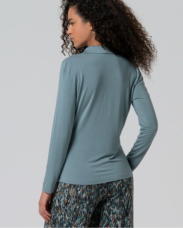 Chemise en bambou extensible et douce Bleu ciel
