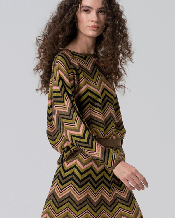 Pull en maille lurex Vert SURKANA ANNC TARBES