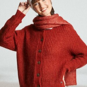 CARDIGAN GROSSES MAILLES-MAT DE MISAINE annc tarbes