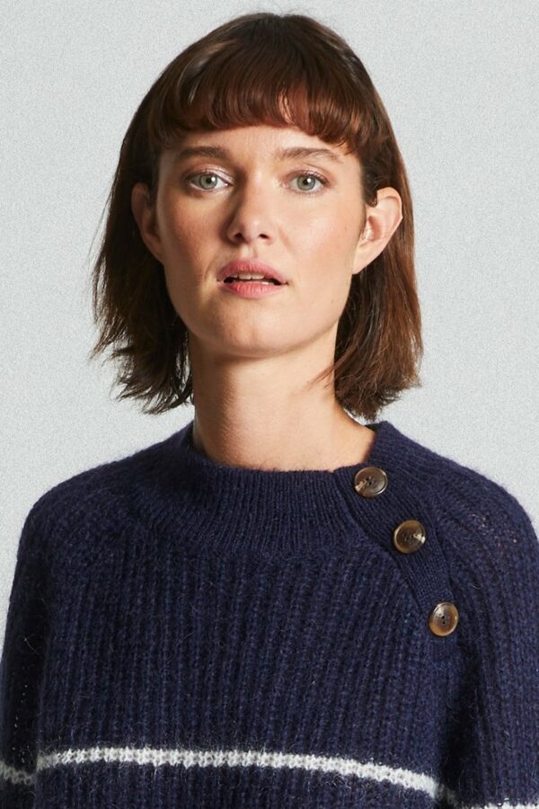 Pull avec boutons épaule TECK ANNC TARBES MAT DE MISAINE