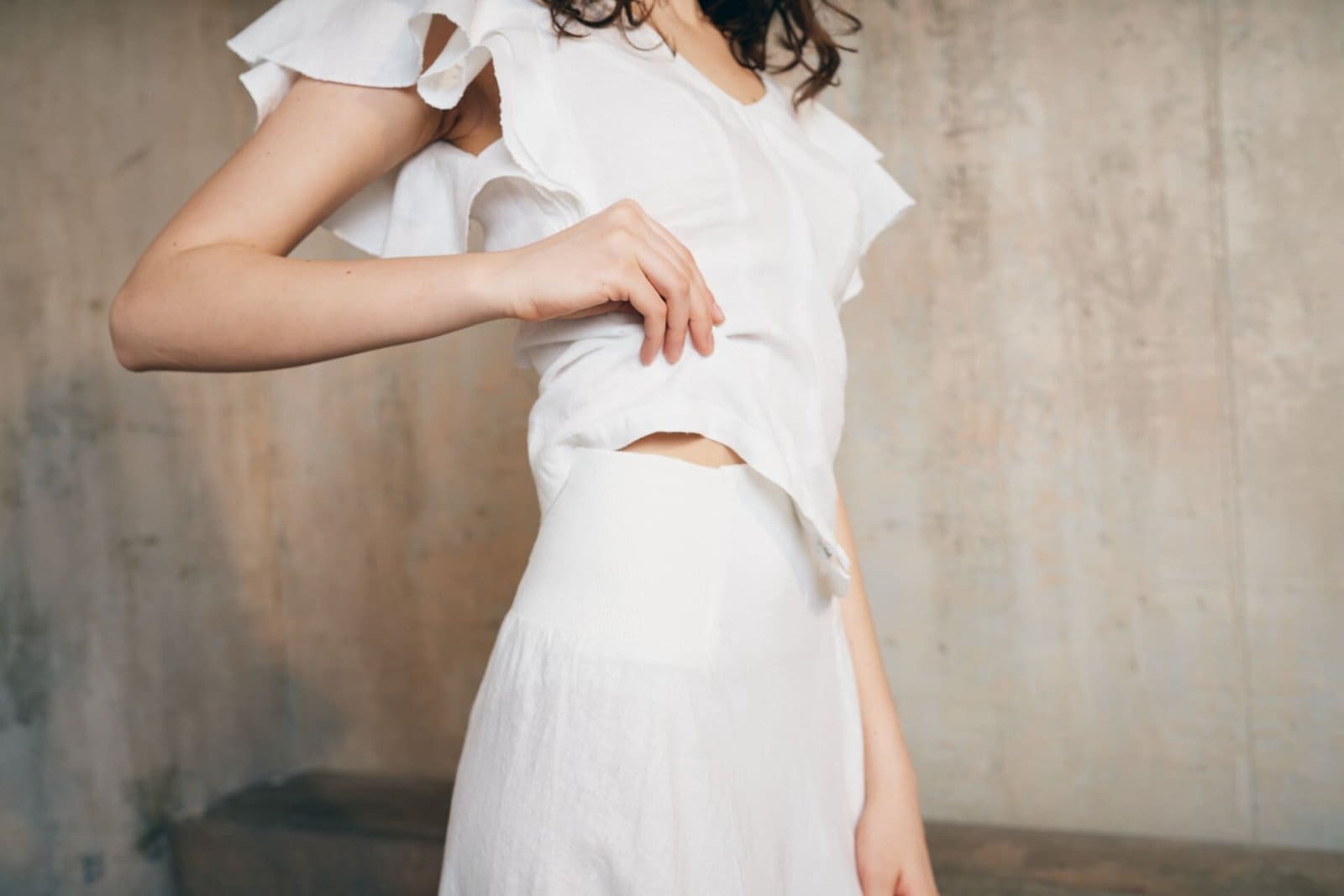 JUPE MIDI LIN LUEL Annc Tarbes