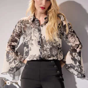 CHEMISE ROSES NATHALIE CHAIZE ANNC TARBES COLLECTION FEMME