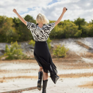 blouse ras du cou manches courtes charming smile annc tarbes