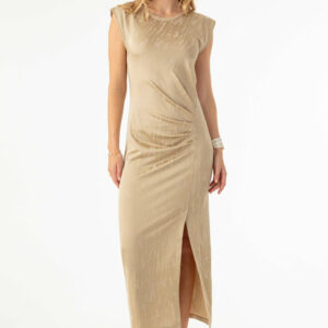 Robe AUBRÉE en jersey piqué mordoré INDIES ANNC TARBES