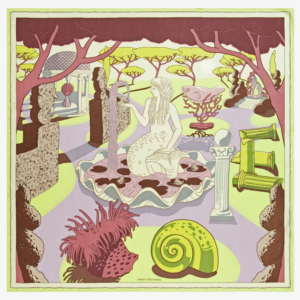 CARRE SOIE JARDIN INOUI EDITIONS