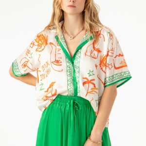 Chemise Tanya à imprimé foulard INDIES ANNC TARBES