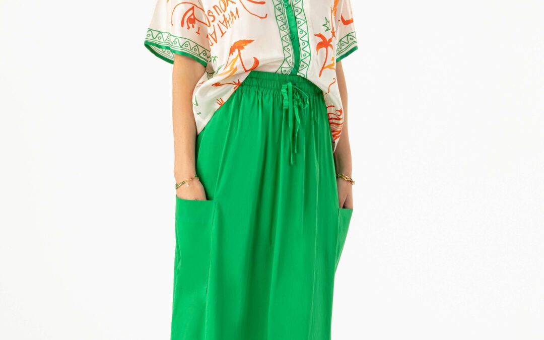 JUPE ESTELA VERTE-INDIES