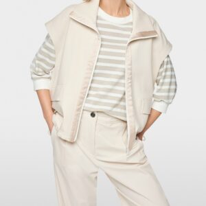 Gilet en mélange de coton à col camionneur MARC CAIN ANNC TARBES