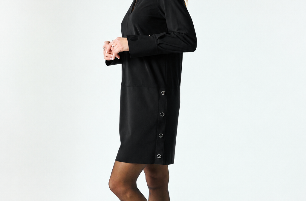 ROBE EMMA NOIR JERSEY-INDIES
